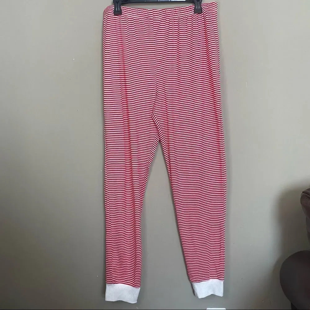 SWEET Treasures Red White Striped Pajama Sleepwear Pants - Picture 2 of 8